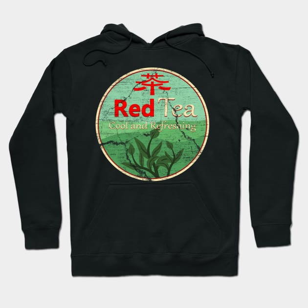 Red Tea Hoodie by robotrobotROBOT